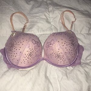 Victoria’s Secret bra with lace and rhinestones